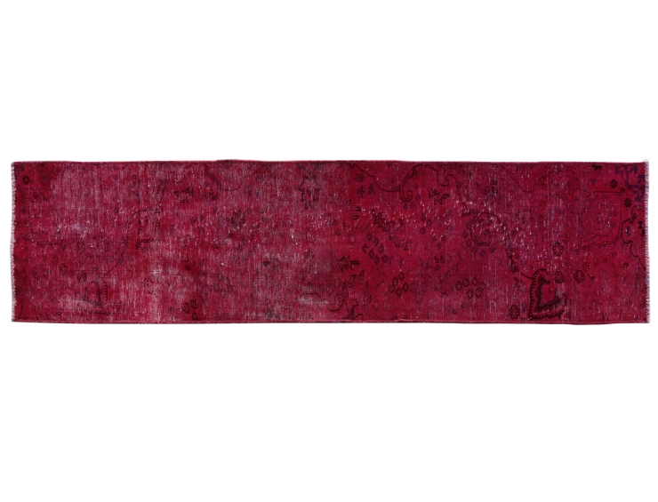 Rot Persien Vintage Teppich 284 x 55 cm
