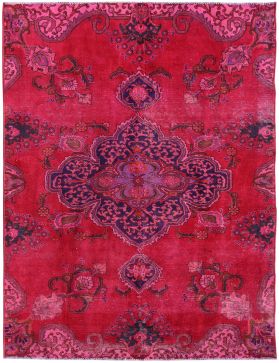 Alfombra vintage 296 X 173 rojo