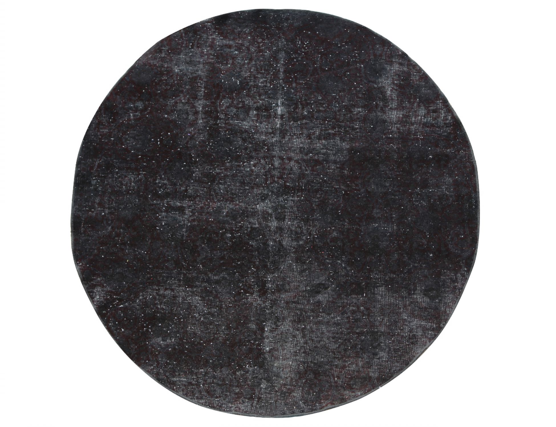  Vintage Tapis  noir  214 x 214 cm