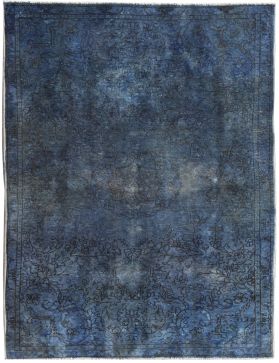 Vintage Teppich 251 X 144 blau