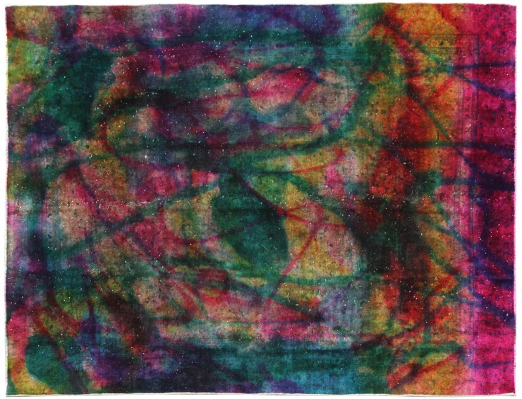Blu Persiano Tappeto Vintage 343 x 265 cm