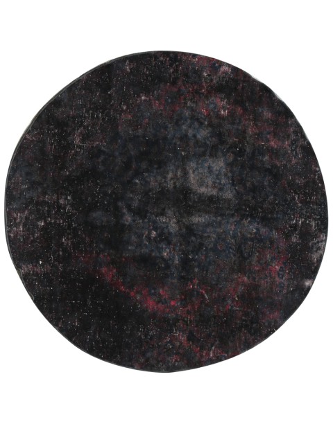 Lila Persien Vintage Teppich rund 193 x 193 cm