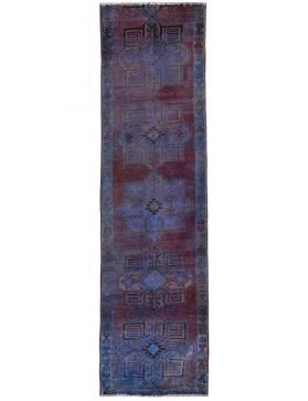 Alfombra vintage 320 X 86 azul