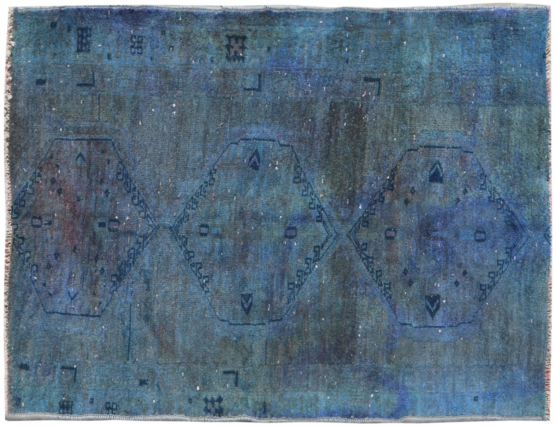 Tappeto Vintage  blu <br/>140 x 85 cm