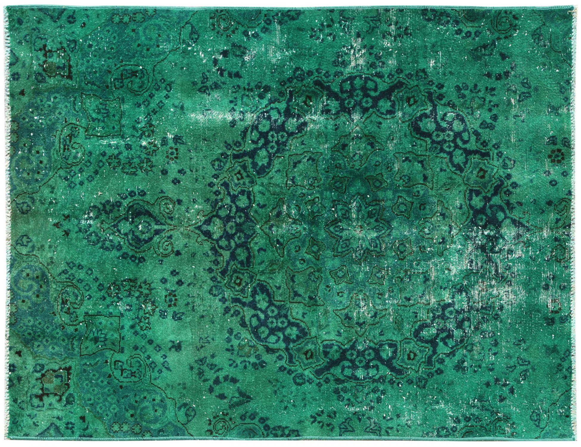 Tappeto Vintage  verde <br/>178 x 142 cm