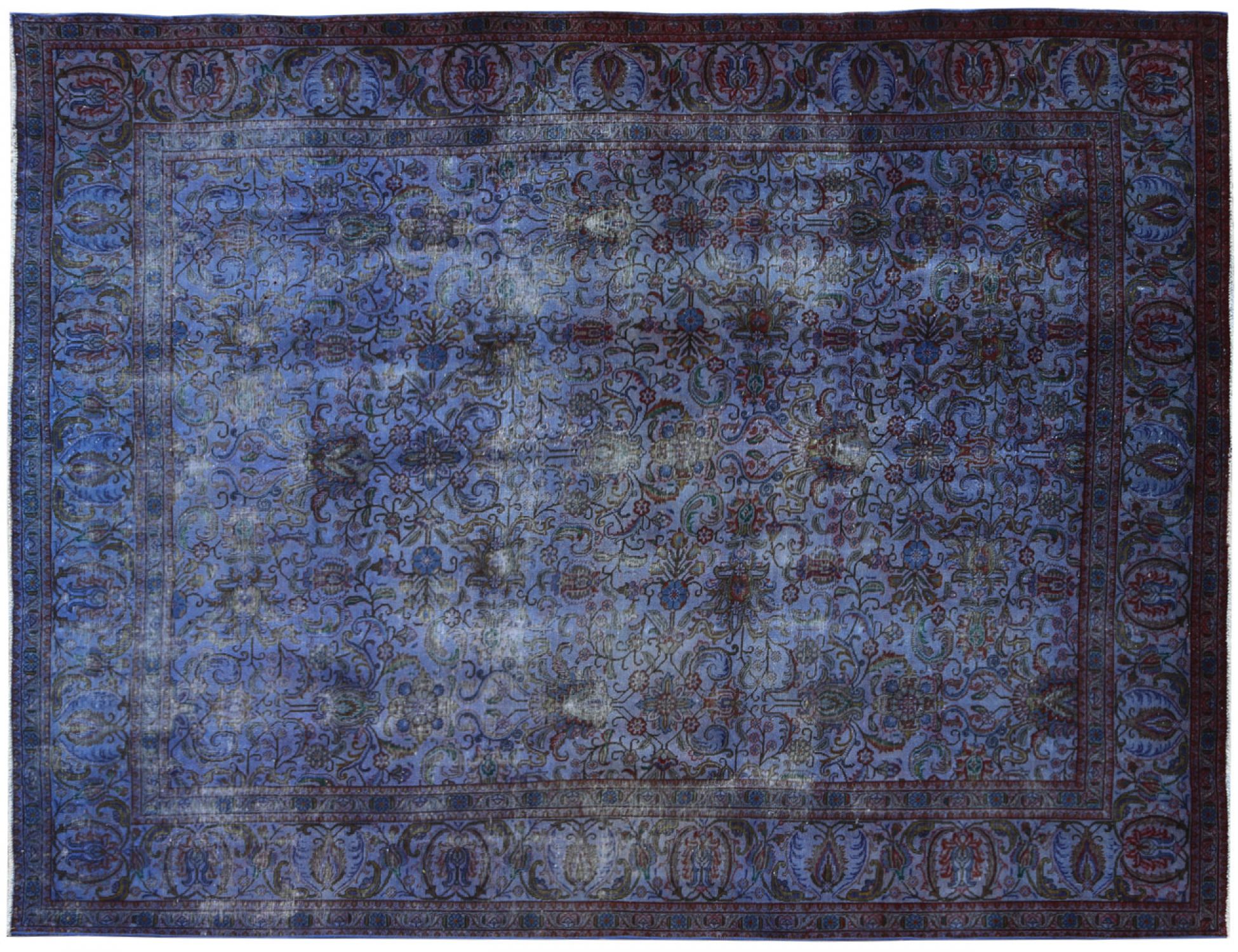 Tappeto Vintage  blu <br/>374 x 291 cm