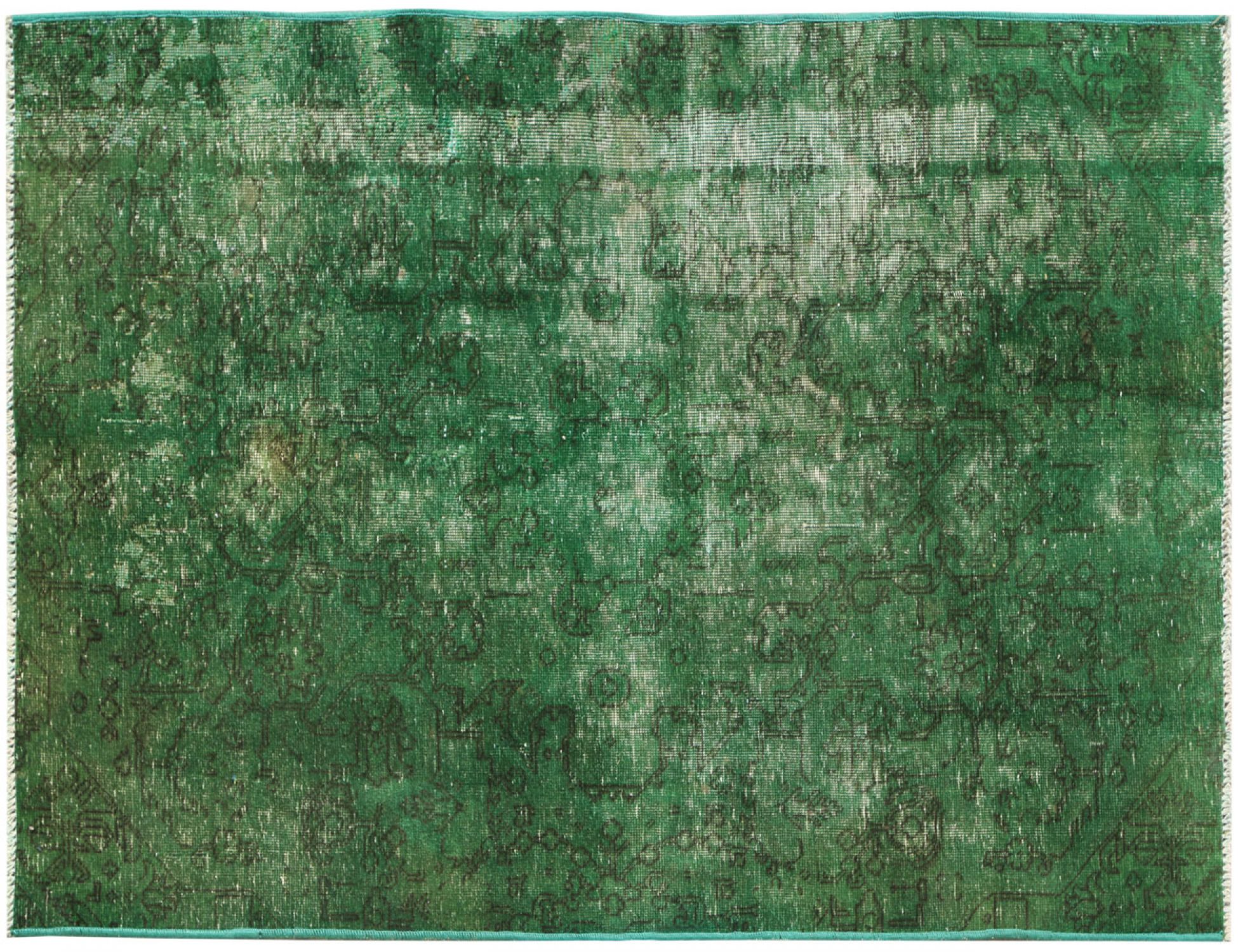 Vintage Teppich  grün <br/>206 x 119 cm