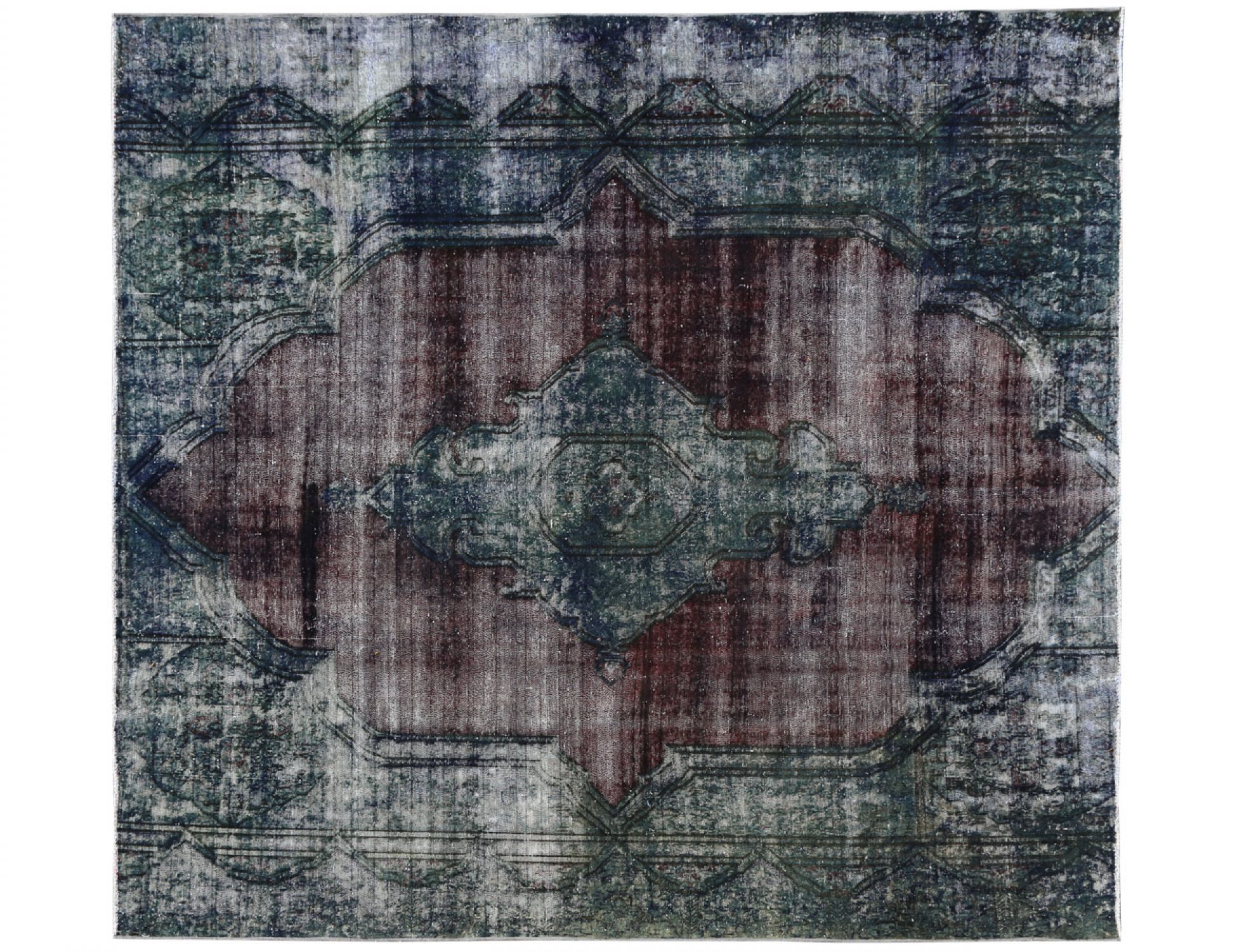 Tappeto Vintage  verde <br/>310 x 274 cm