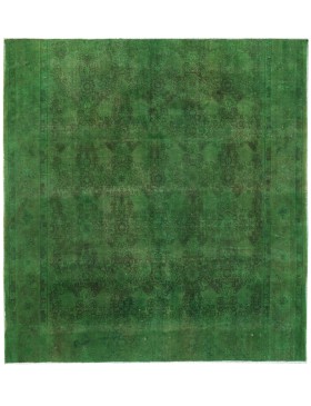 Grön Persien Vintage Matta  298 x 294 cm