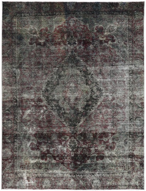 Grau Persien Vintage Teppich 350 x 270 cm
