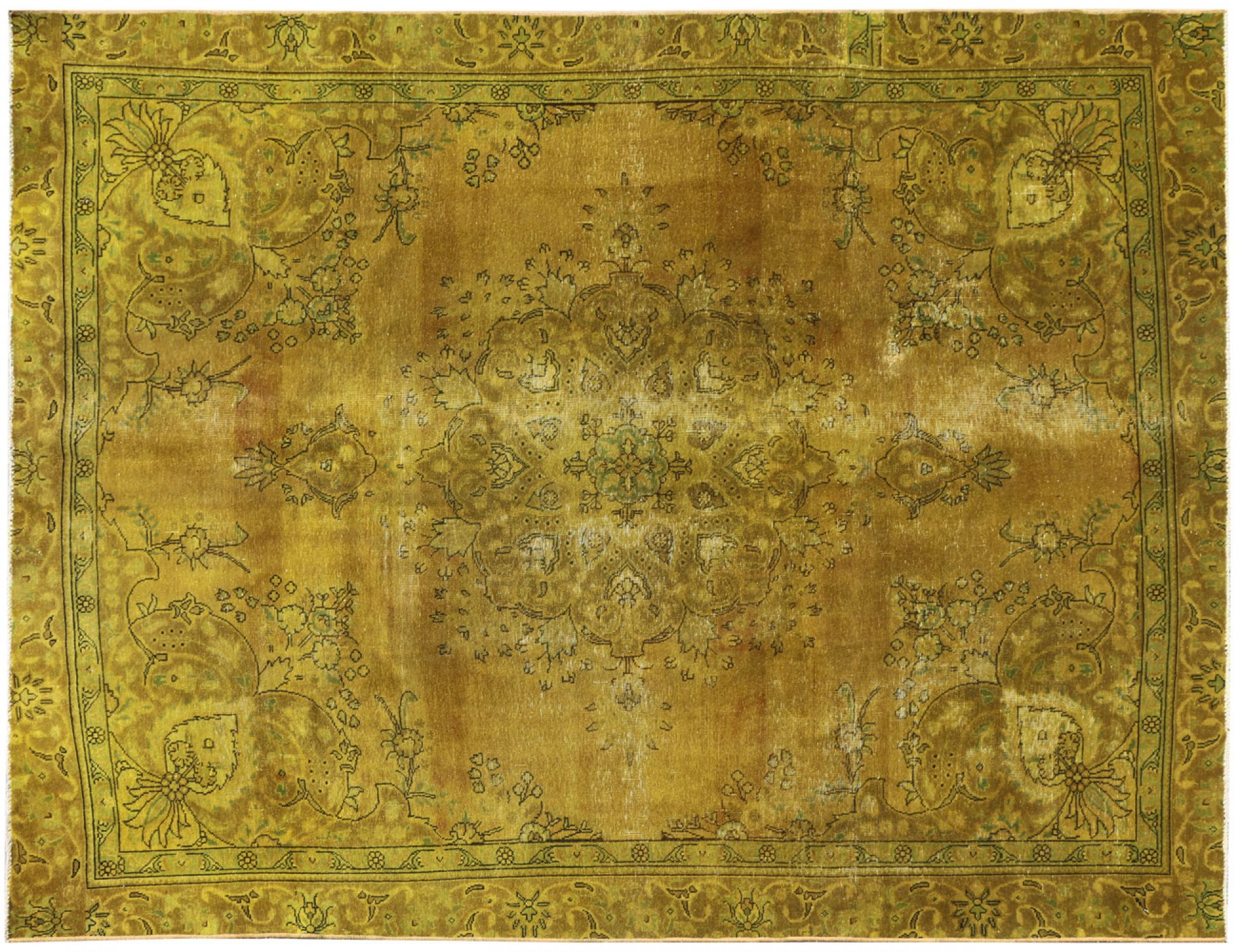 Tappeto Vintage  giallo <br/>344 x 252 cm