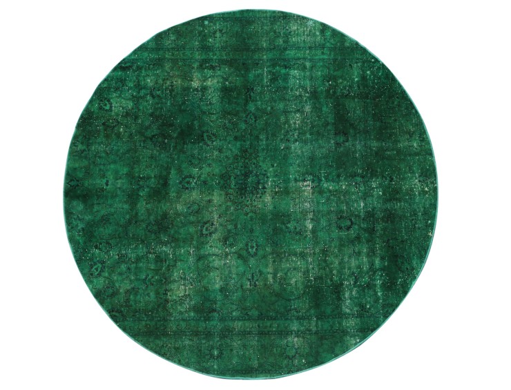 Verde Persiano Tappeto Vintage 270 x 270 cm