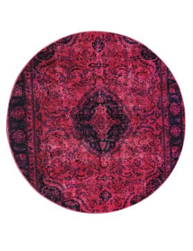 Vintage Teppich rund 227 X 227 lila