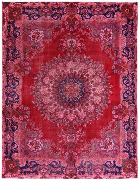 Alfombra vintage 373 X 274 púrpura