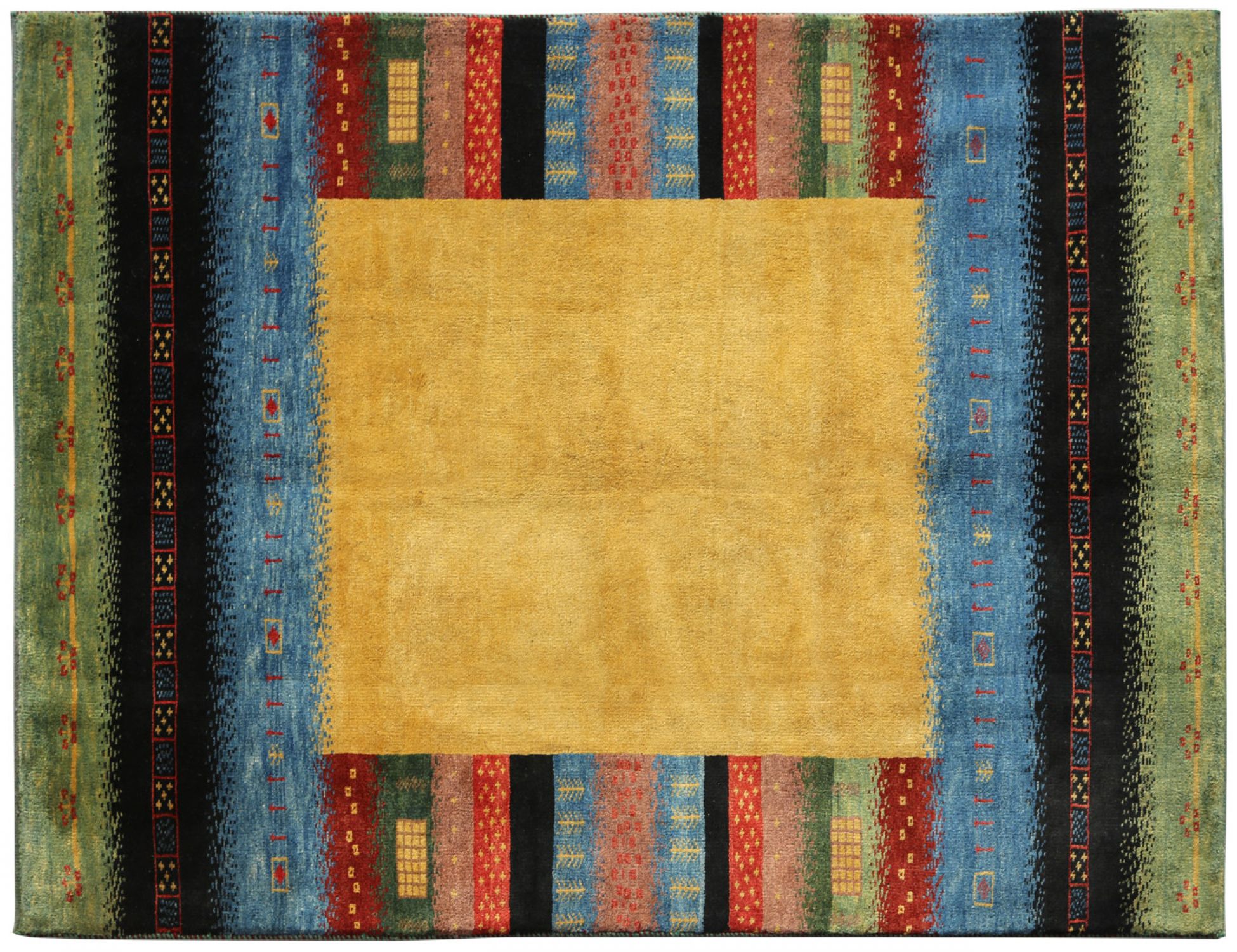 Modern carpets  yellow  <br/>233 x 167 cm
