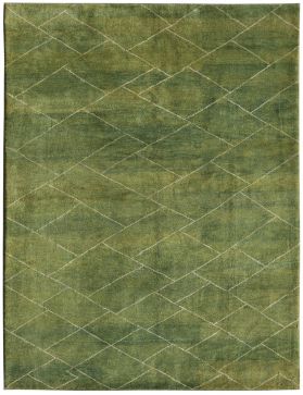 Persian Gabbeh  green  <br/>296 x 194 cm