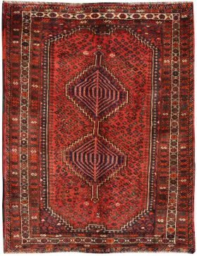 Persian Rug 202 x 155 red 