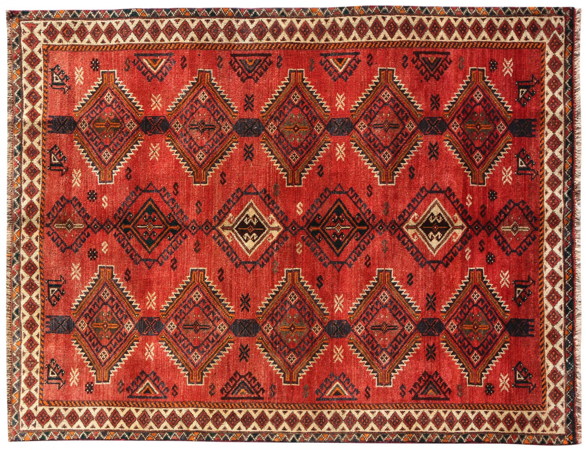 Alfombra Persa  rojo <br/>220 x 153 cm