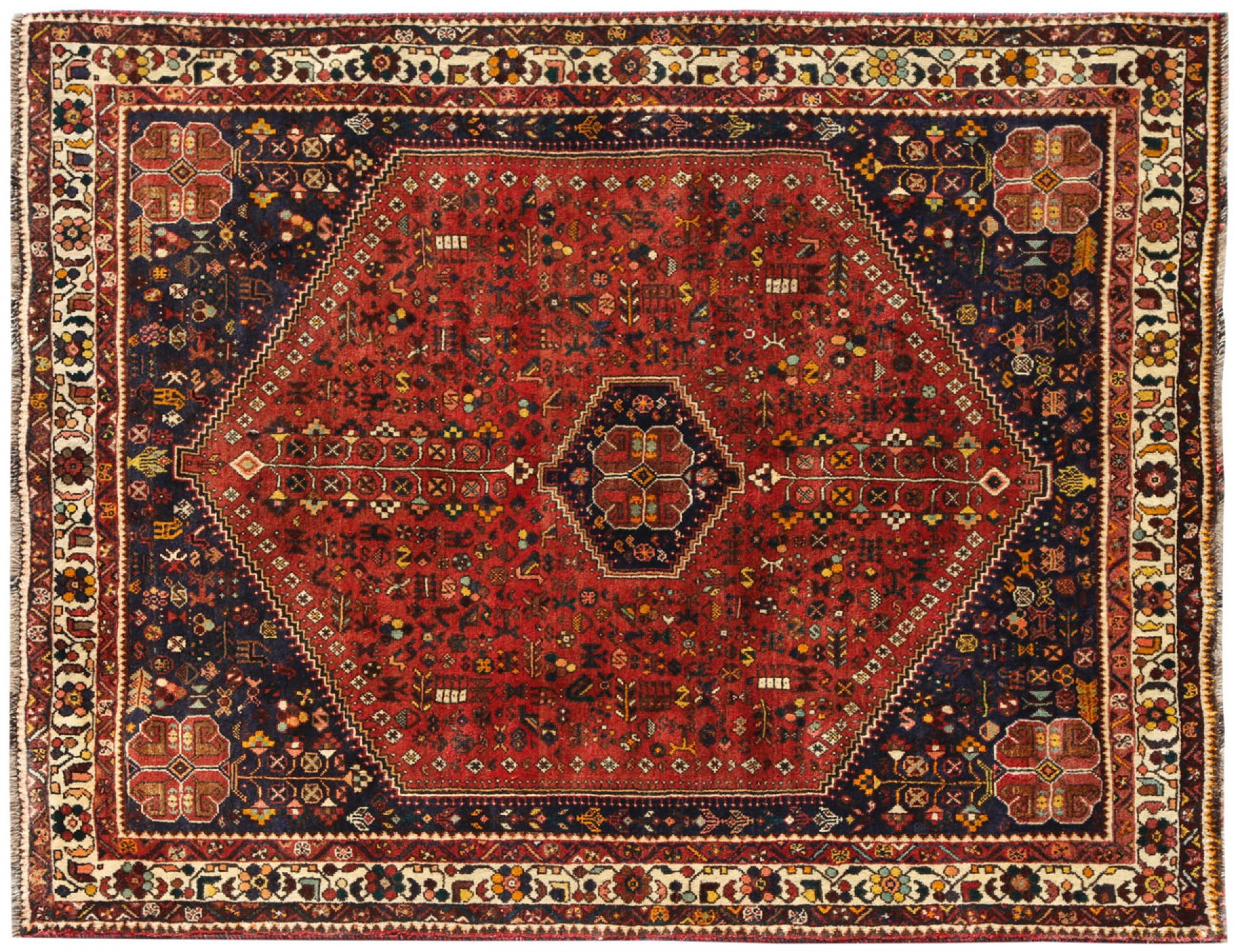 Square  Rug  blue <br/>213 x 180 cm