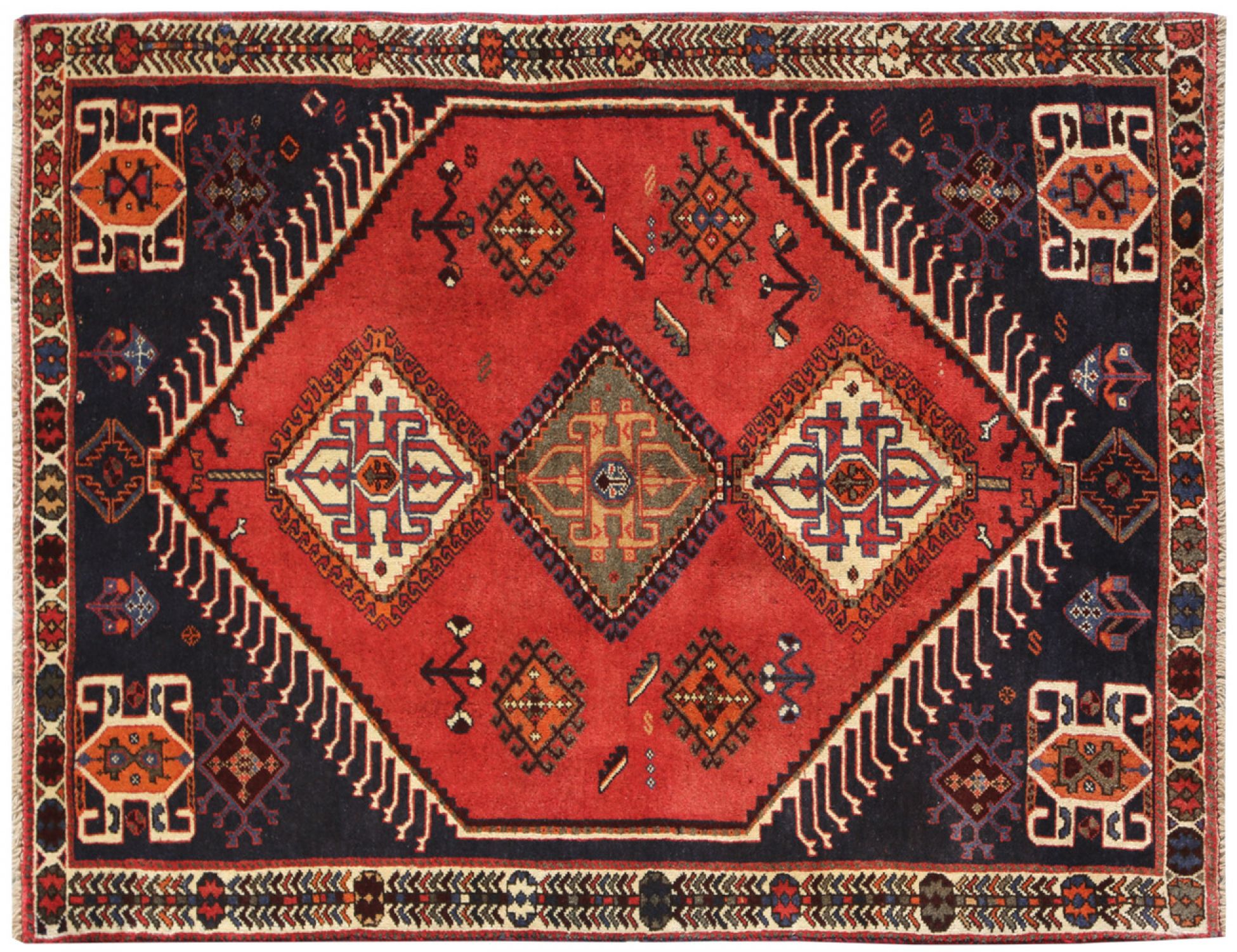 Perserteppich  blau <br/>188 x 116 cm