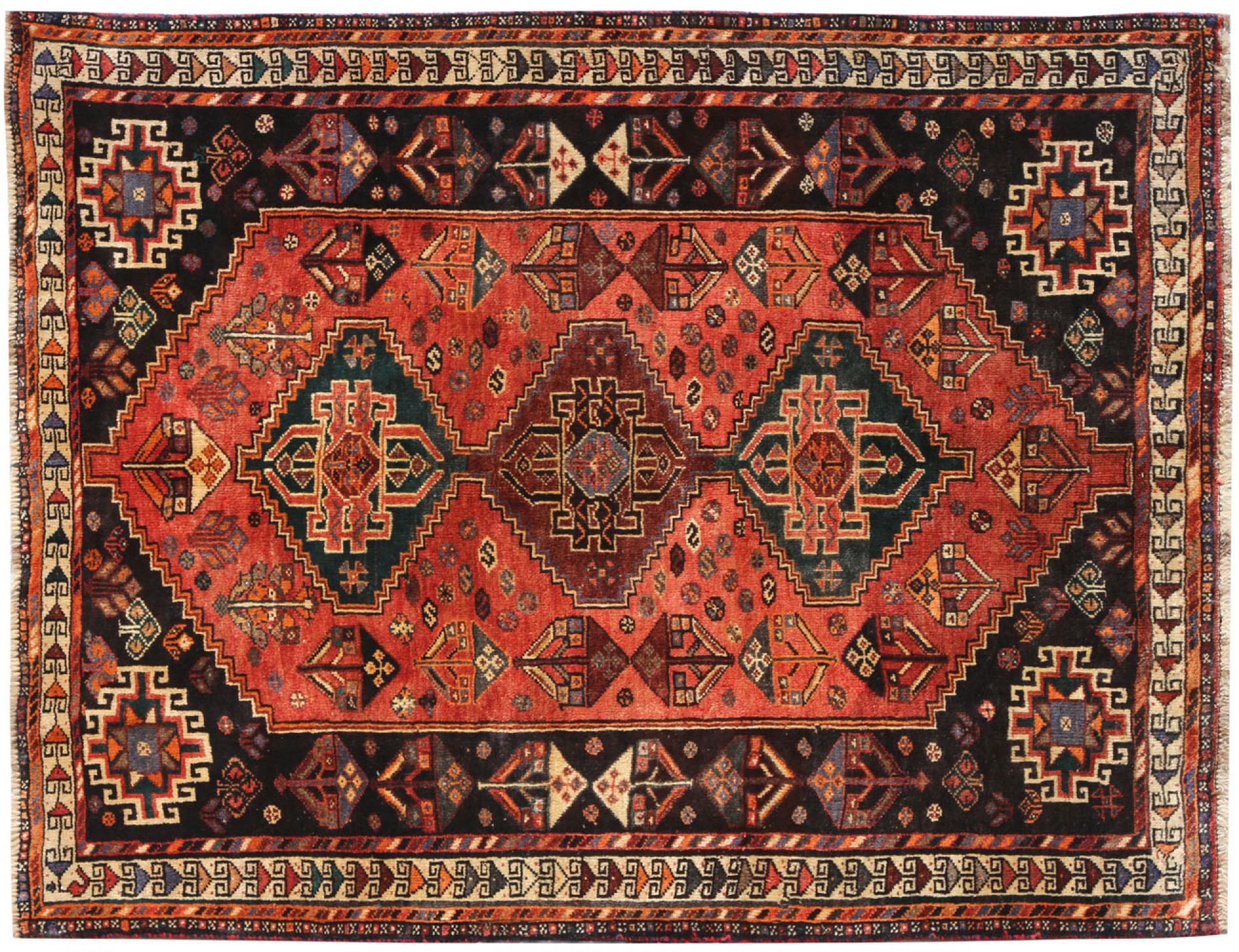 Persisk matta  röda <br/>158 x 134 cm