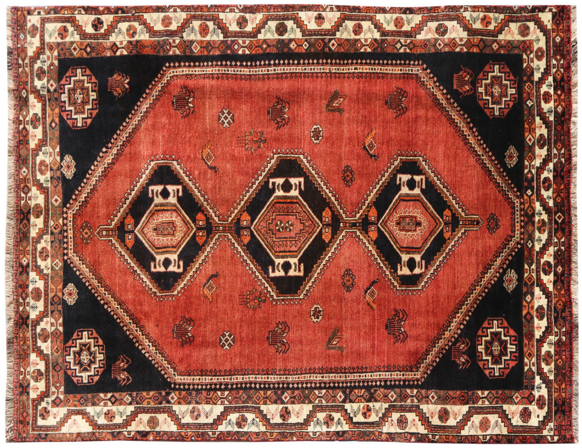 Perserteppich  schwarz <br/>298 x 195 cm
