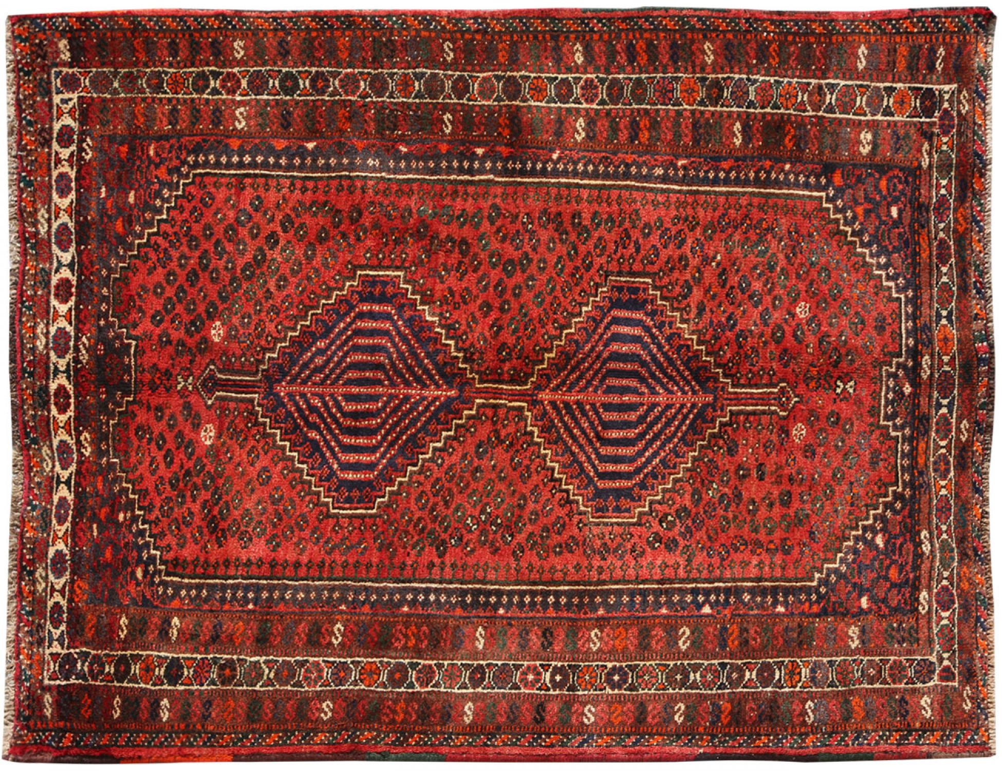 Perserteppich  rot <br/>202 x 155 cm