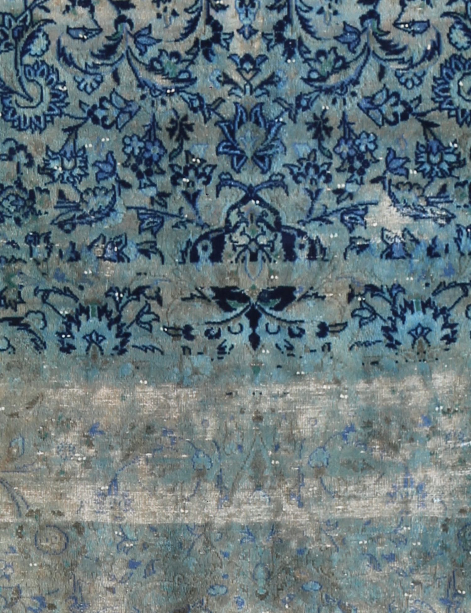  Vintage Tapis  bleu  370 x 277 cm