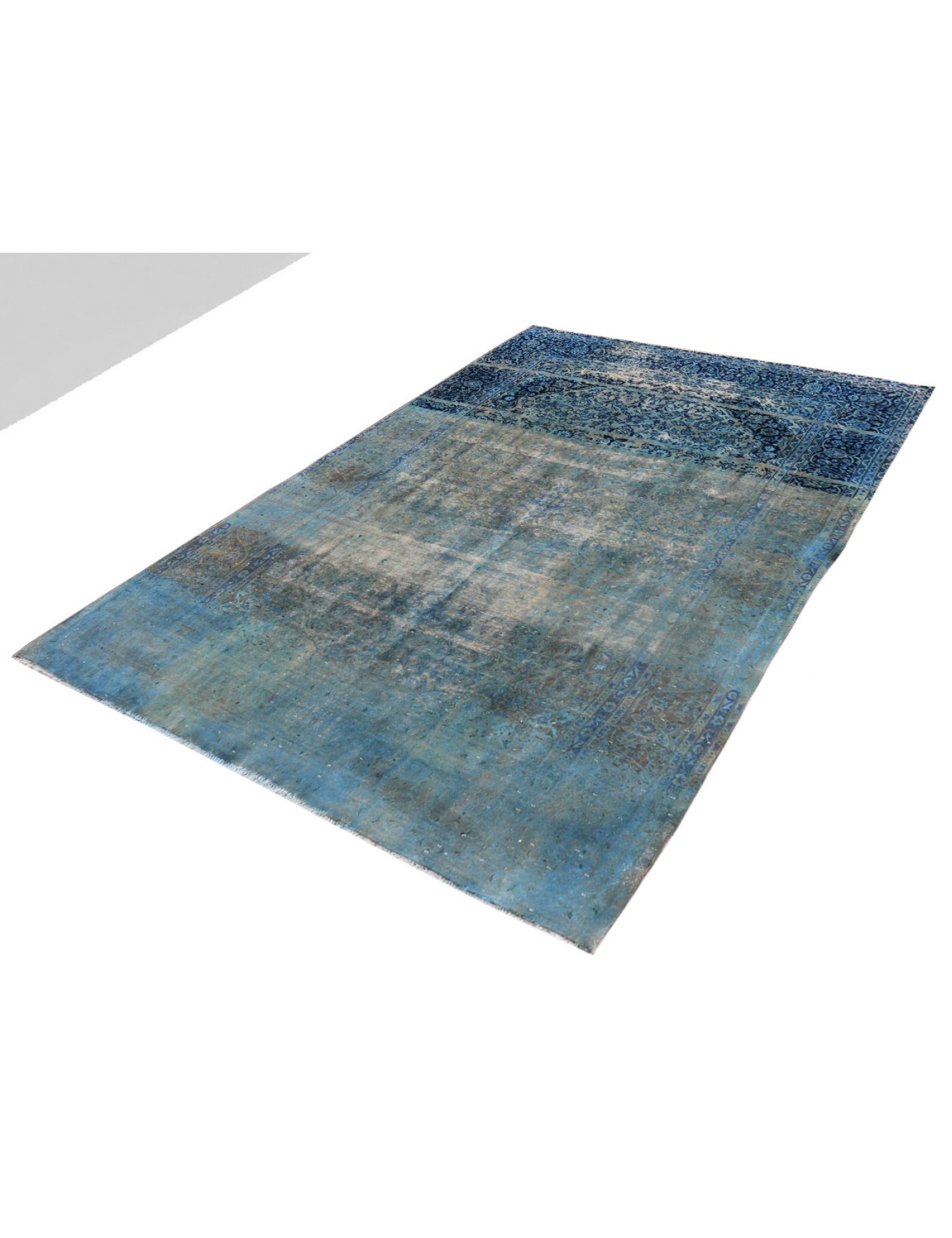  Vintage Tapis  bleu  370 x 277 cm