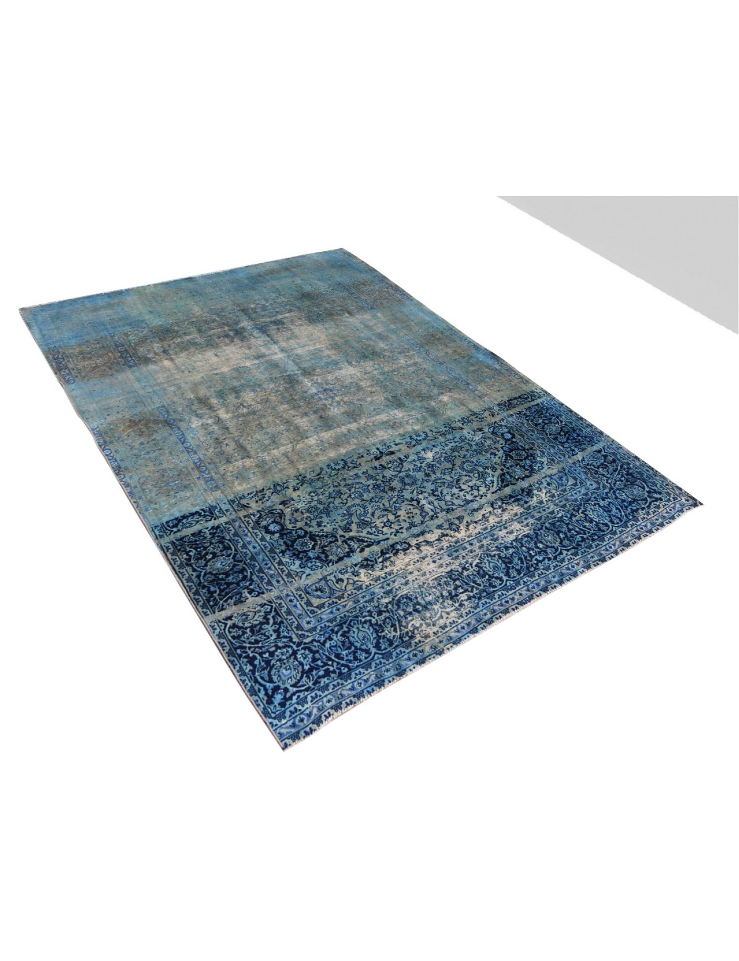  Vintage Tapis  bleu  370 x 277 cm