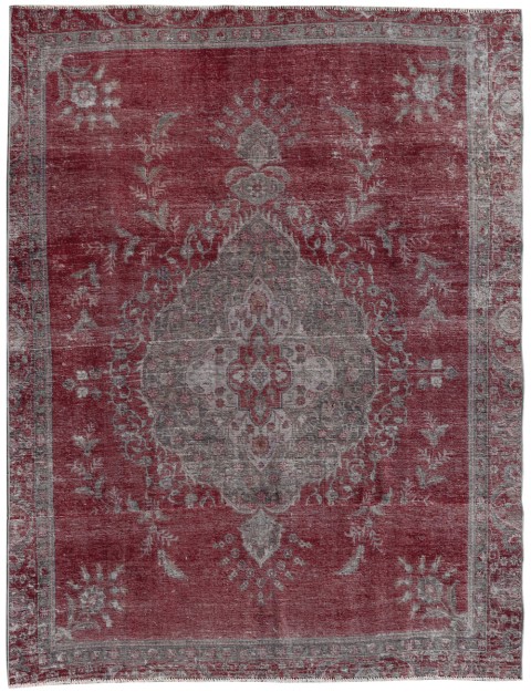 Lila Persien Vintage Teppich 309 x 251 cm