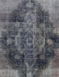 Blu Persiano Tappeto Vintage 273 x 286 cm - view 1