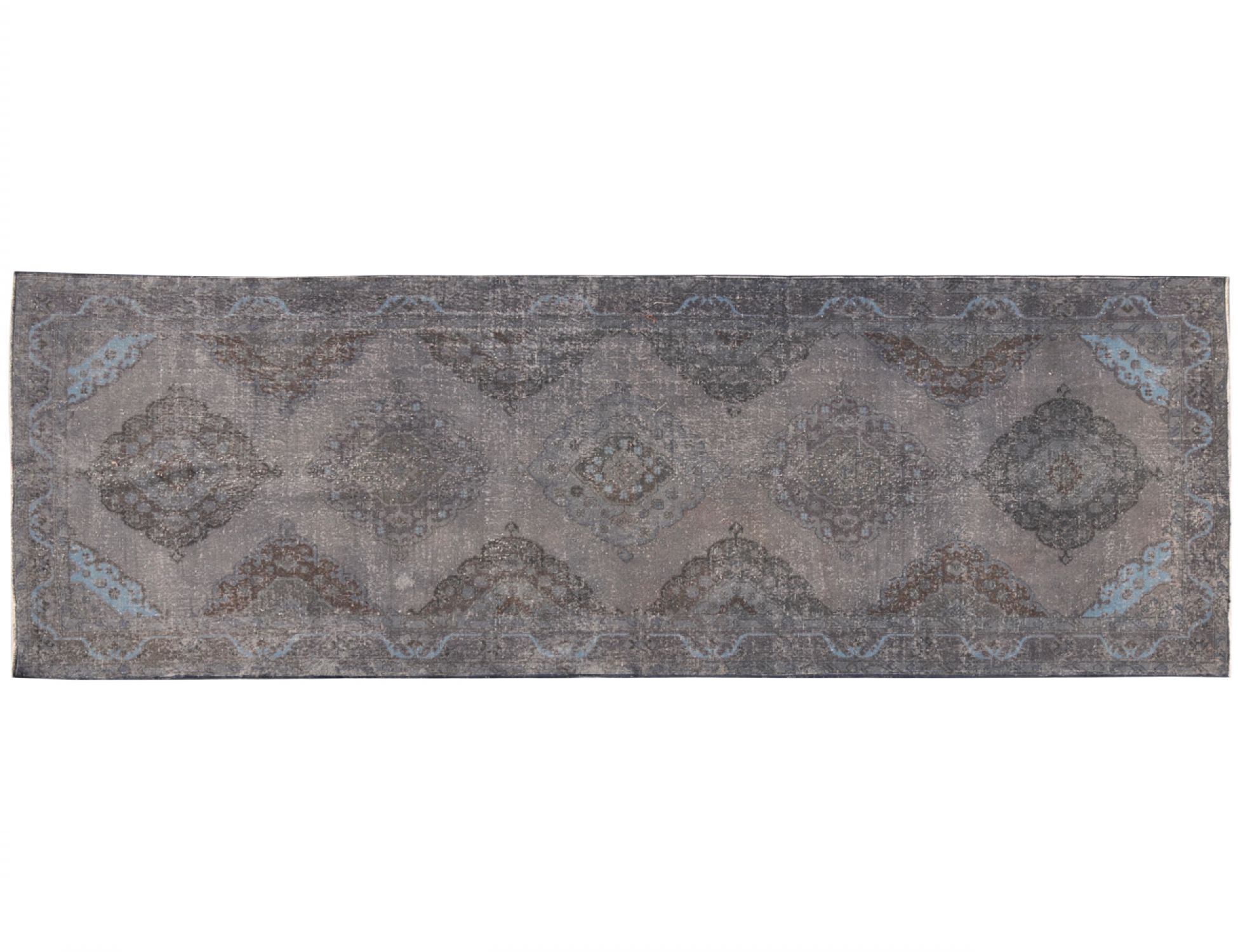 Tappeto Vintage  grigo <br/>384 x 145 cm