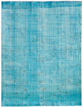 Vintage Teppich 276 X 185 blau