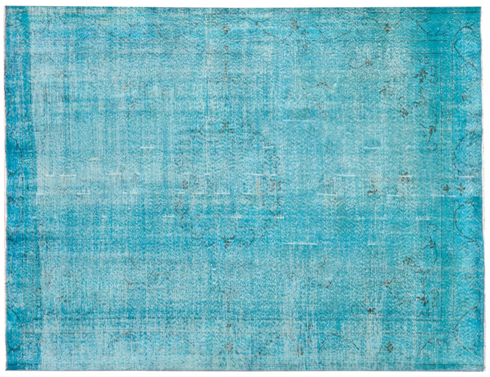 Tappeto Vintage  blu <br/>276 x 185 cm