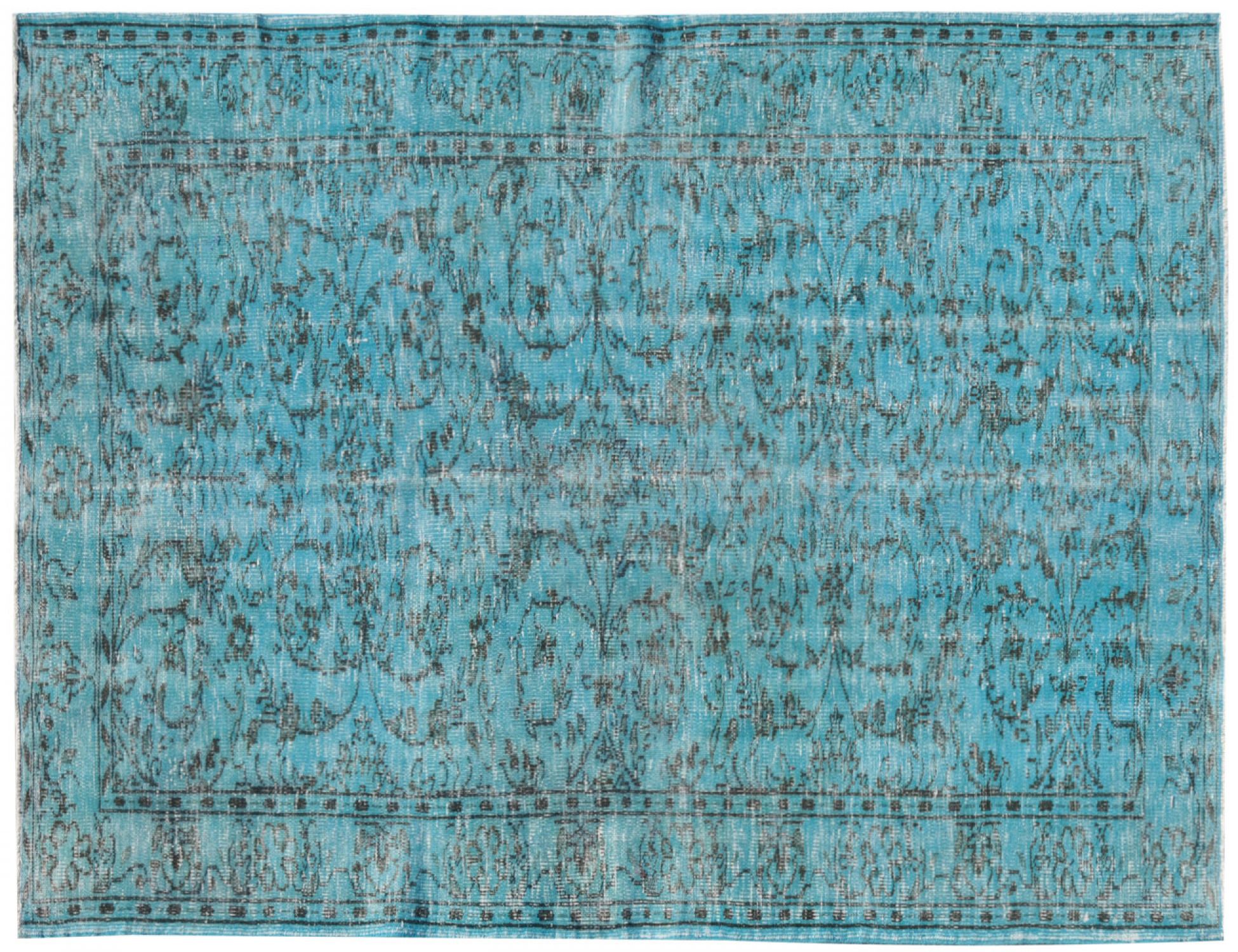 Alfombra vintage  azul <br/>290 x 174 cm