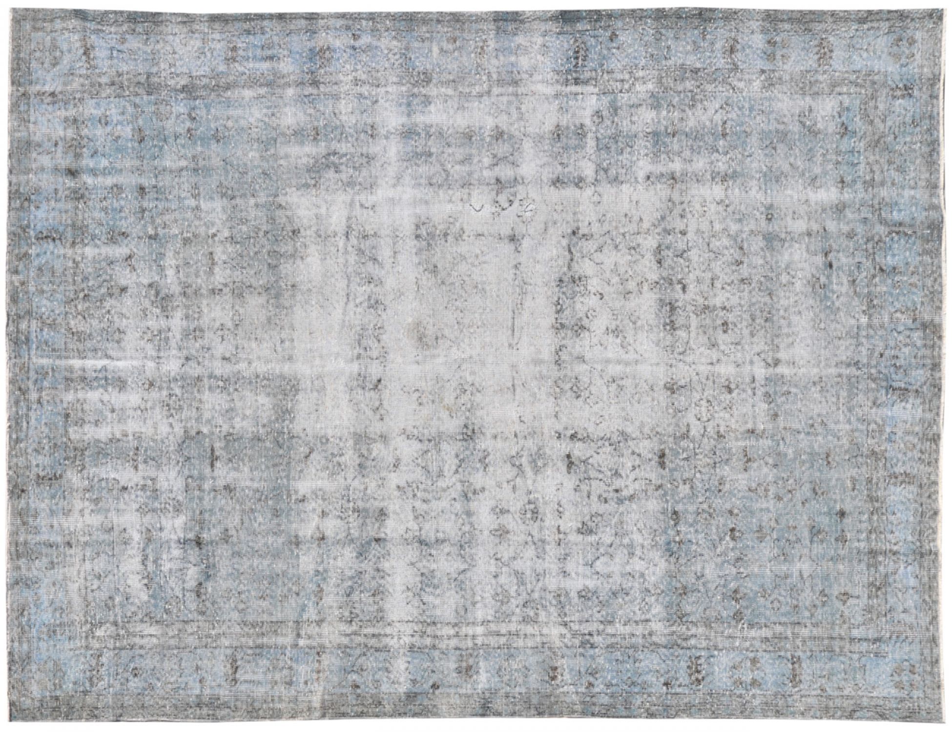 Alfombra vintage  azul <br/>314 x 208 cm