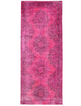 Alfombra vintage 294 X 142 púrpura