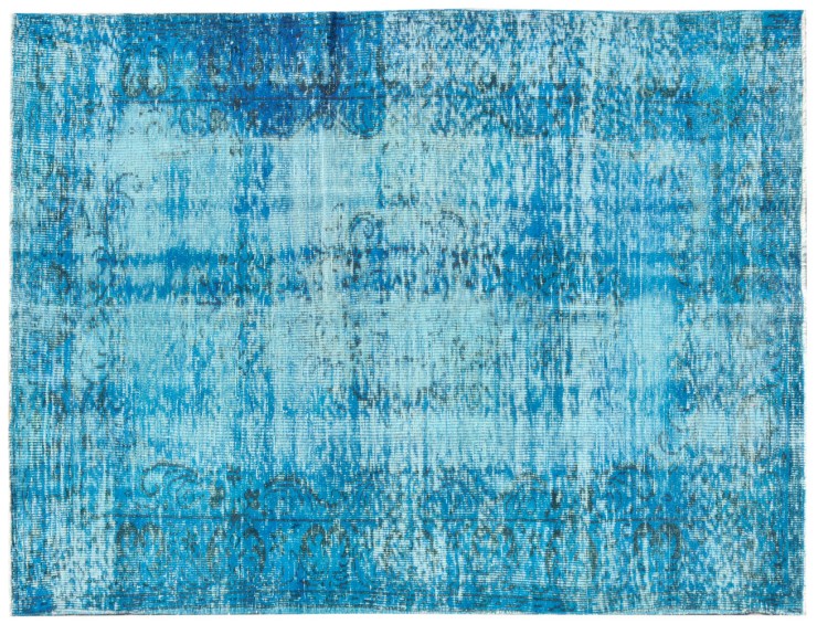 Blu Turco Tappeto Vintage 258 x 142 cm