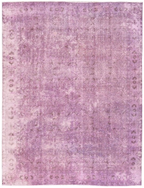 Lila Türkei Vintage Teppich 290 x 187 cm