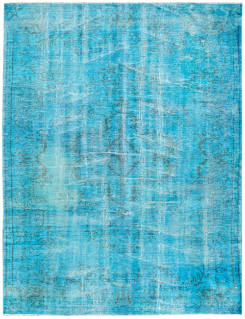 Blau Türkei Vintage Teppich 273 x 159 cm