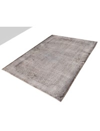 Grå Turkiet Vintage Matta  214 x 115 cm