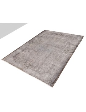 Grå Turkiet Vintage Matta  214 x 115 cm