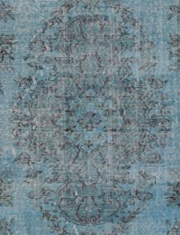 Blå Tyrkia Vintage Teppe 269 x 182 cm - view 1