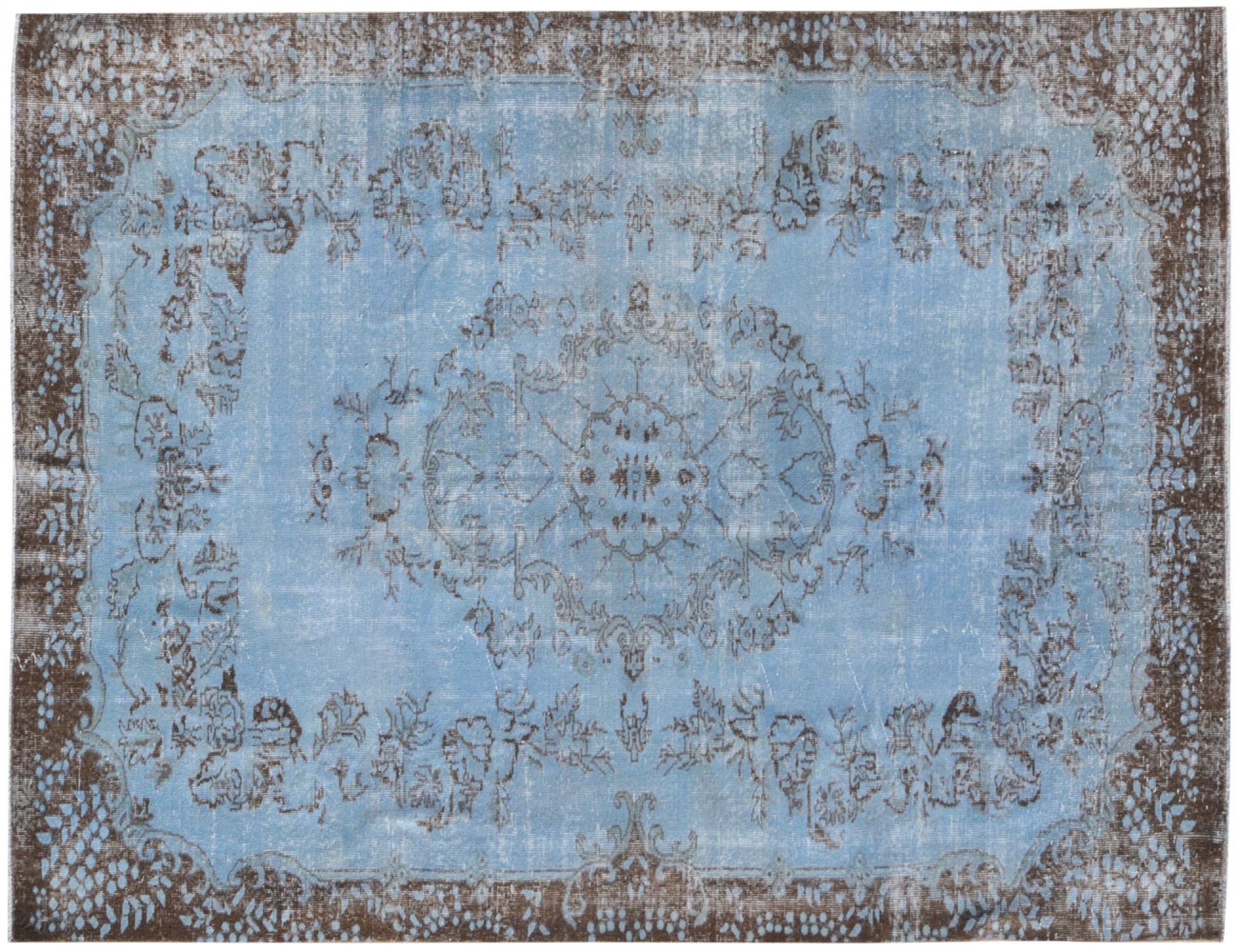 Alfombra vintage  azul <br/>300 x 202 cm