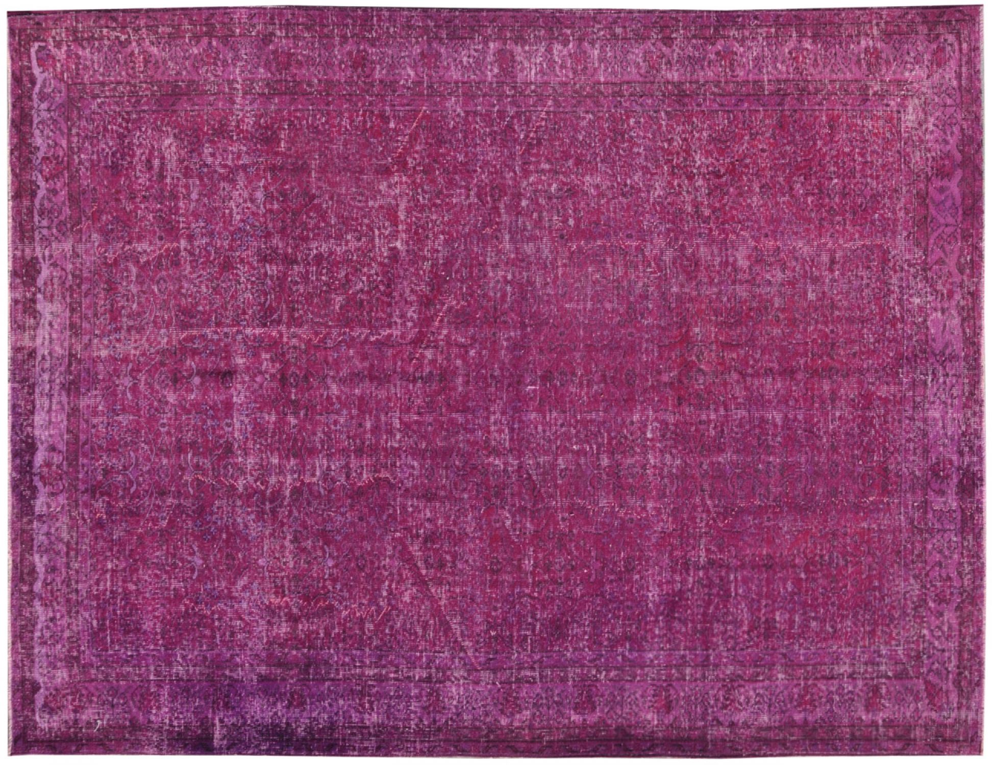 Alfombra vintage  púrpura <br/>304 x 212 cm