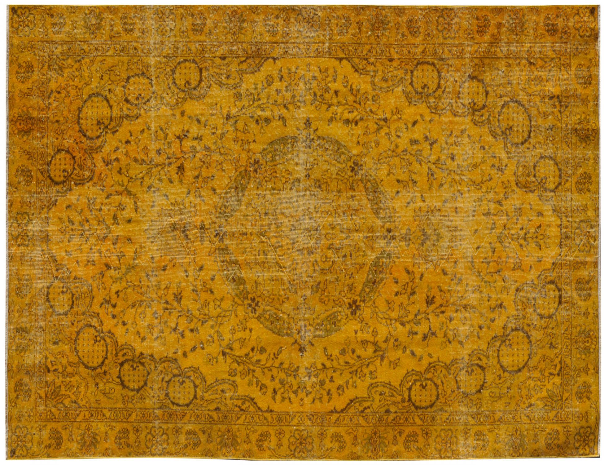 Tappeto Vintage  giallo <br/>298 x 172 cm
