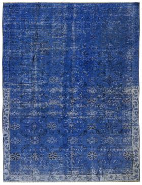 Vintage turkis Teppich 235 X 139 blau
