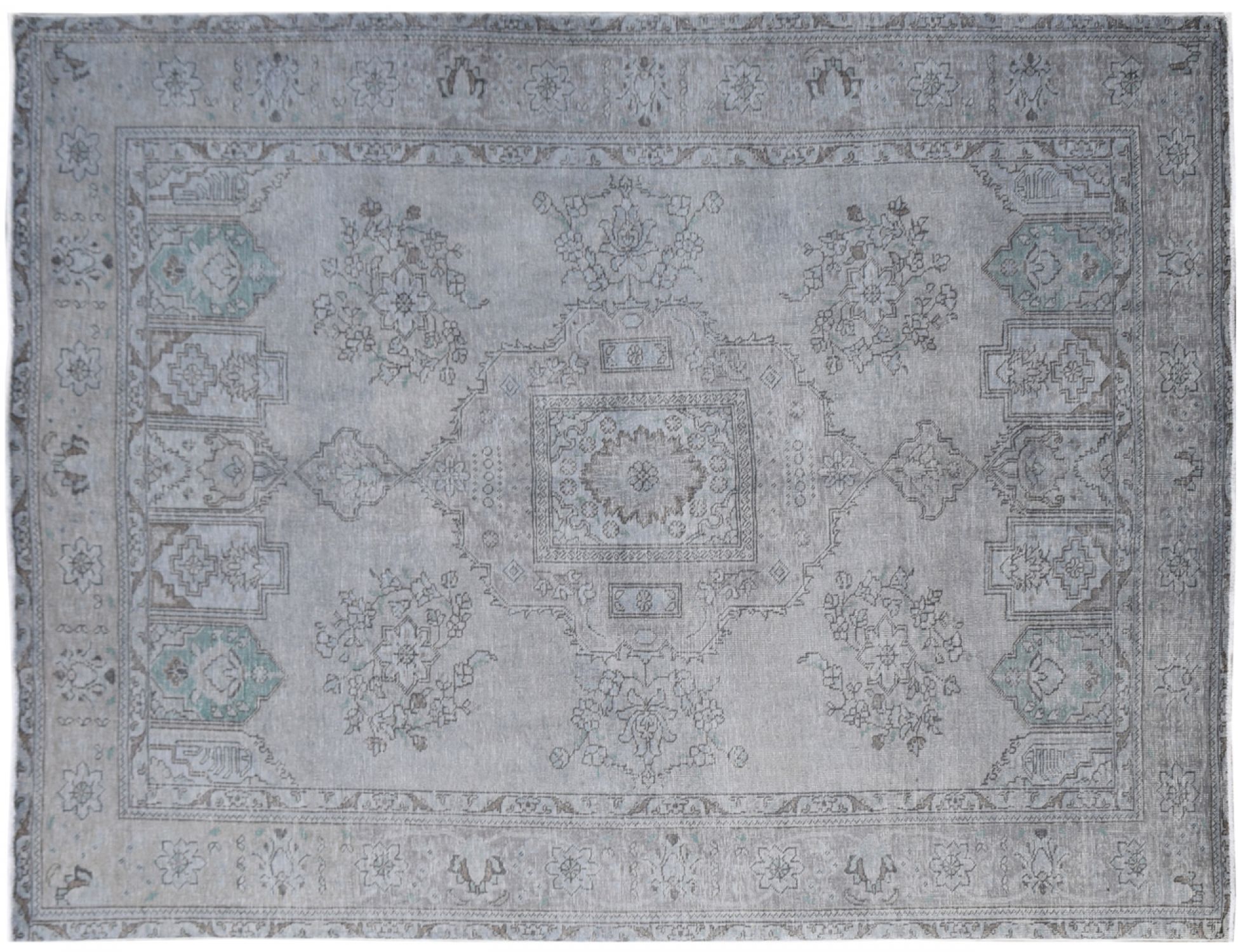 Tappeto Vintage  grigo <br/>275 x 201 cm