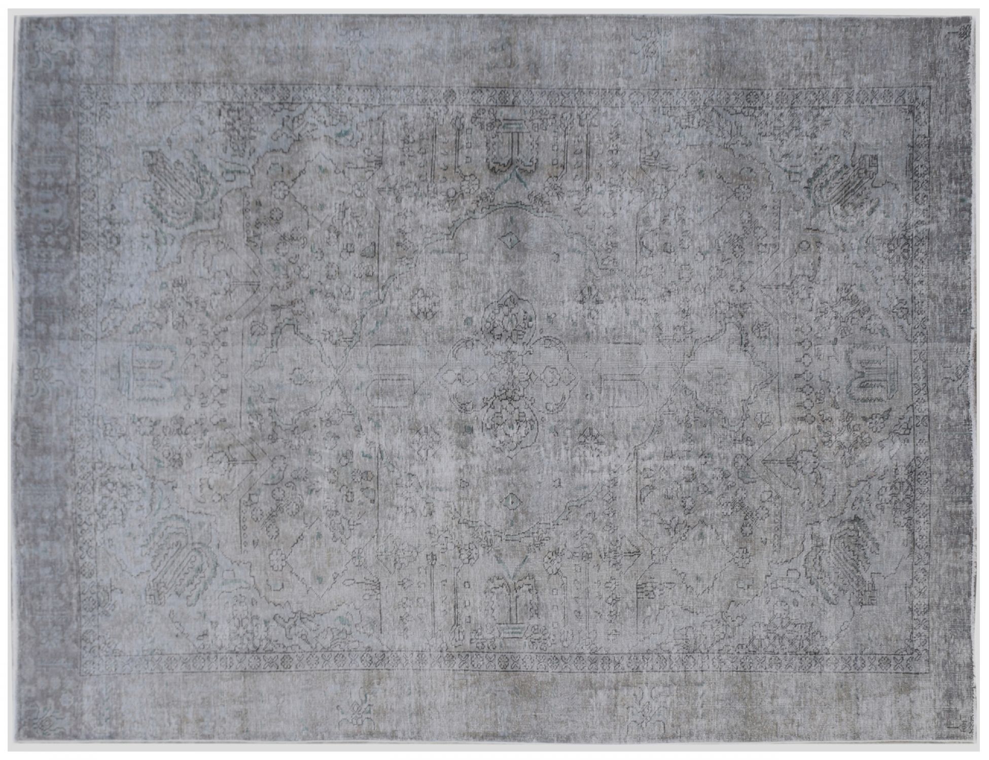 Tappeto Vintage  grigo <br/>276 x 185 cm